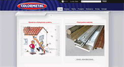 Desktop Screenshot of colormetal.sk